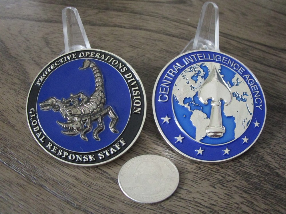 Global Response Staff CIA GRS Protective Operations Challenge Coin