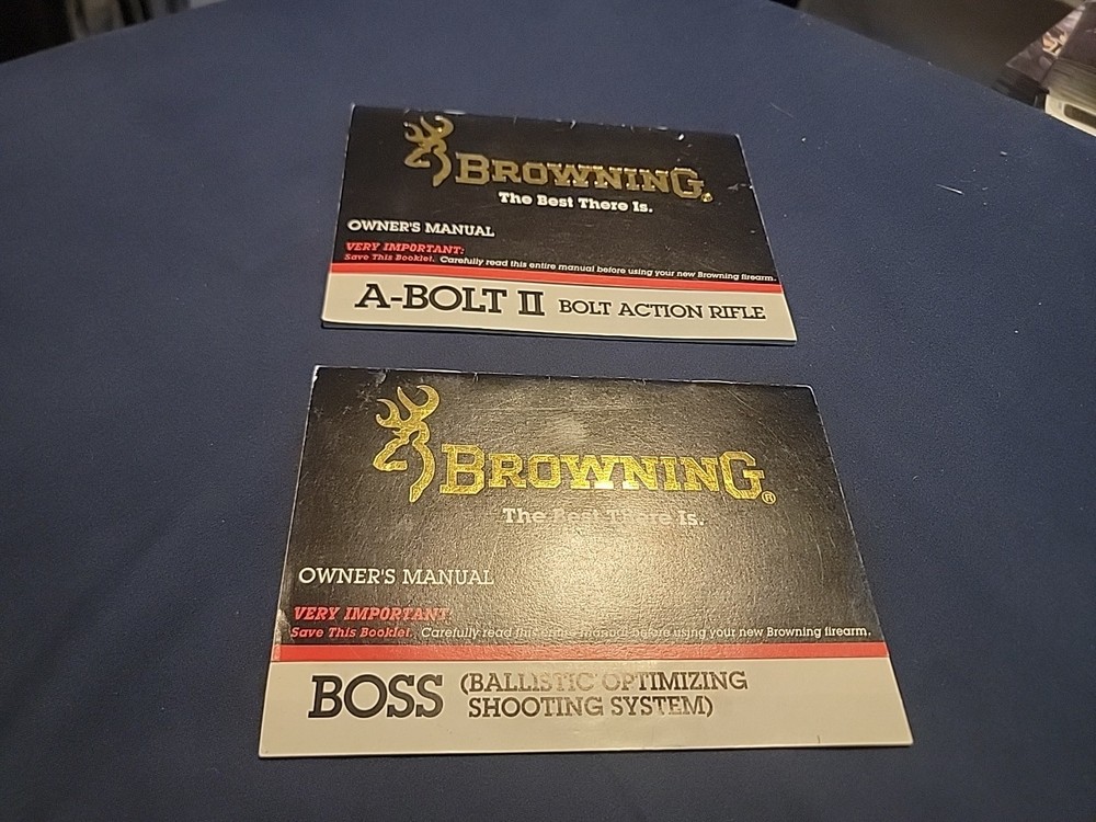 Browning Rifle Manual For A-Bolt II And BOSS System