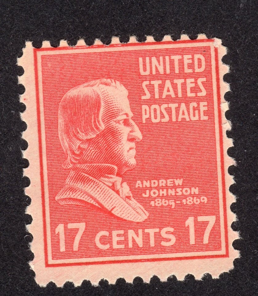 Scott #822 Andrew Johnson Single Stamp - MNH #1