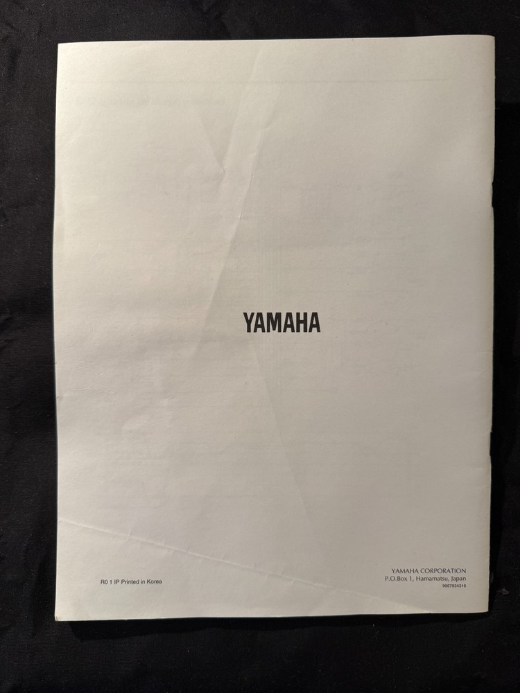 Yamaha MM1402 Mixer Original Printed User Manual