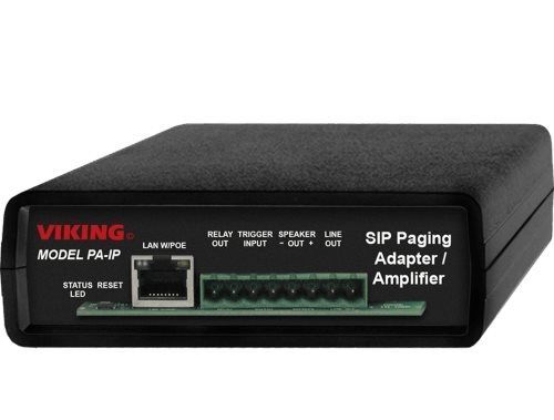 Viking PA-IP SIP/Multicast Paging Adapter with Amplifier
