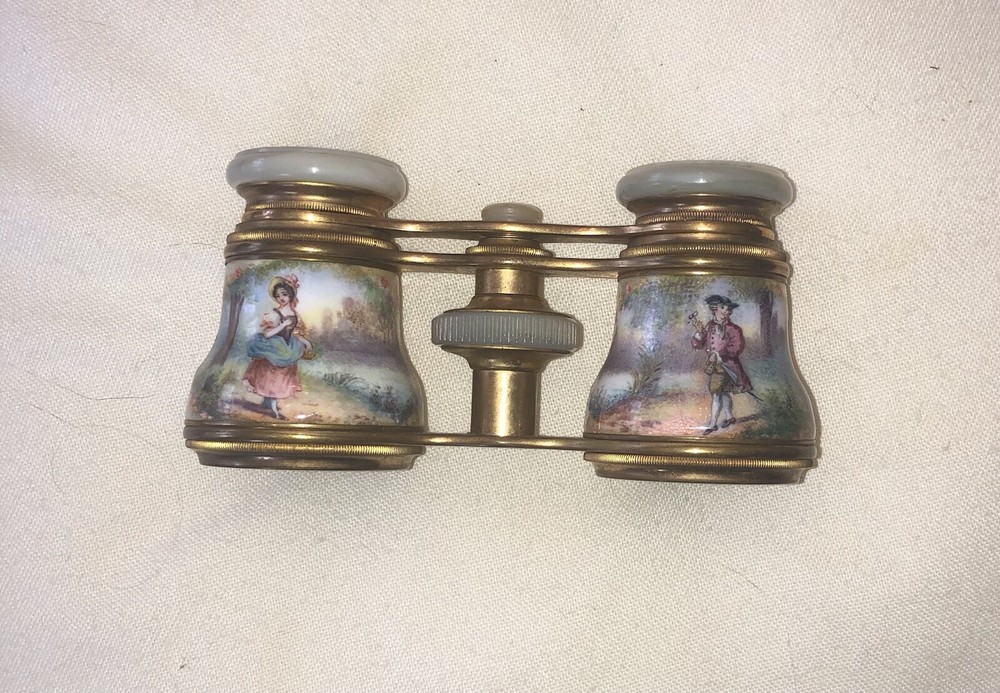 Tissot Paris Enameled Opera Glasses Circa 1890