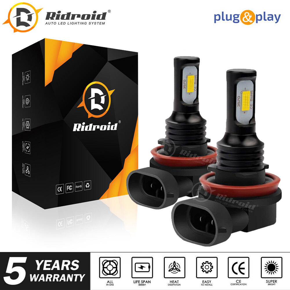 H11 LED Headlight Super Bright Bulbs Kit 6000K White 330000LM HIGH/LOW BEAM