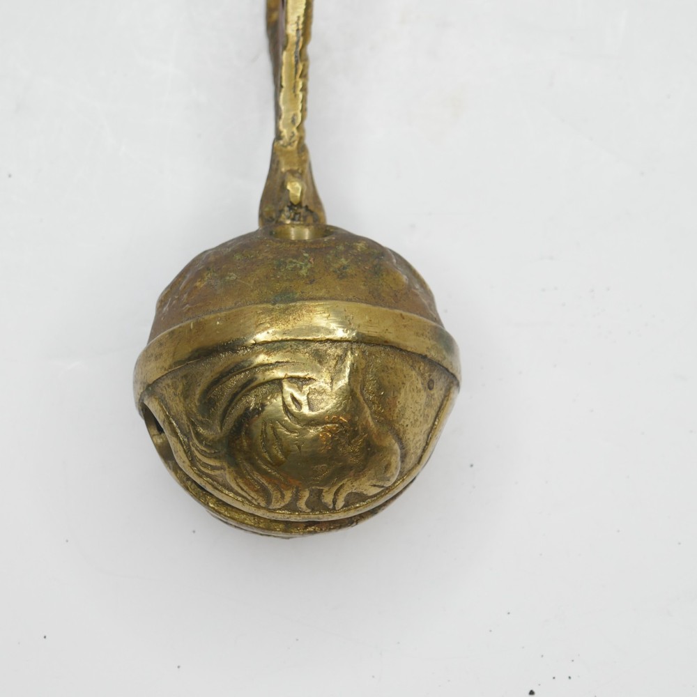 Antique Bell Bottle Opener Solid Brass Bar Decor vintage ITALY