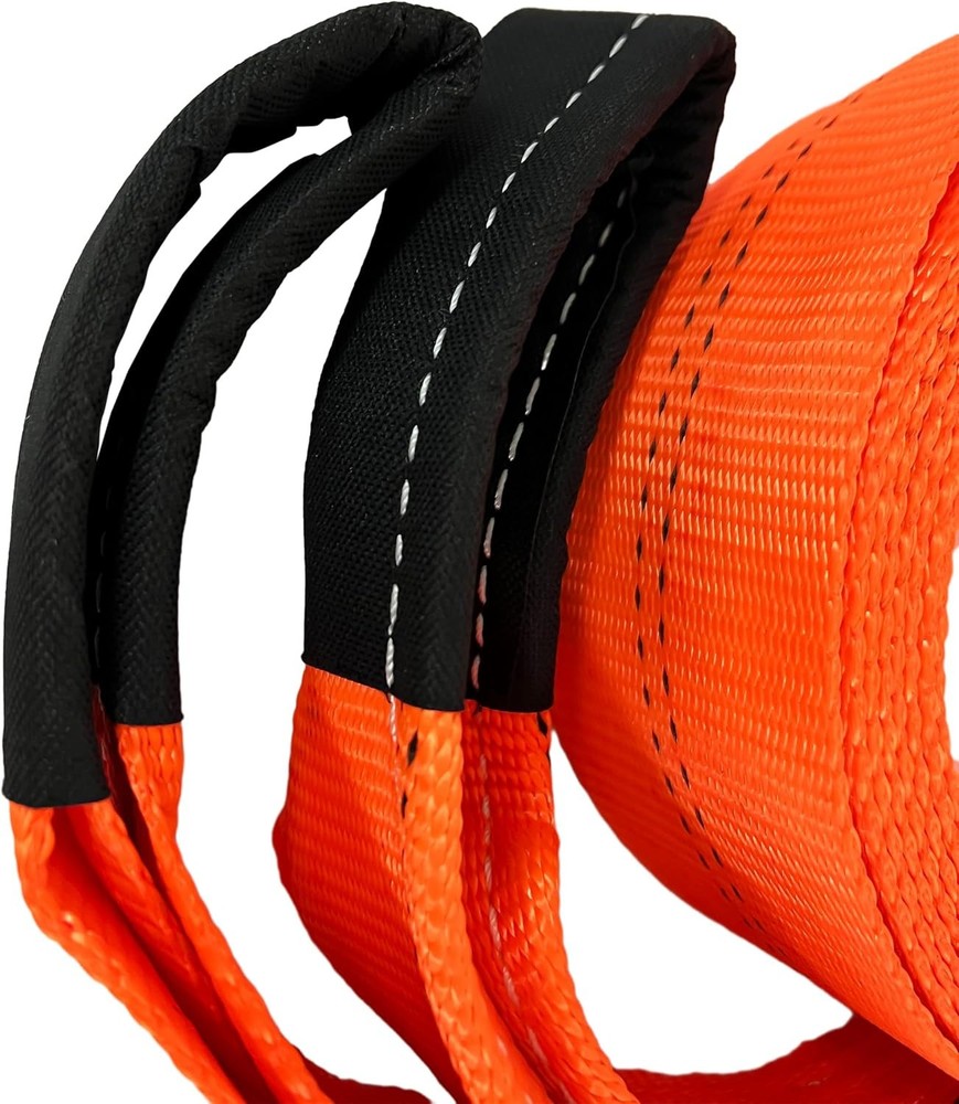 Heavy-Duty Tow Strap - 30,000lbs Capacity, Weather-Resistant Polyester