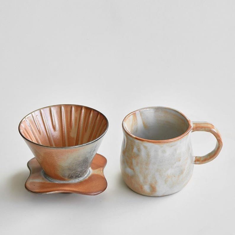 Ceramic Coffee dripper set