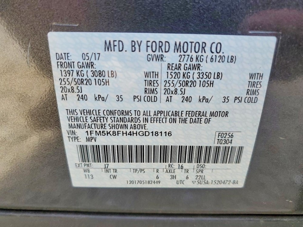 Fuse Box Engine Fits 17 EXPLORER 4951483