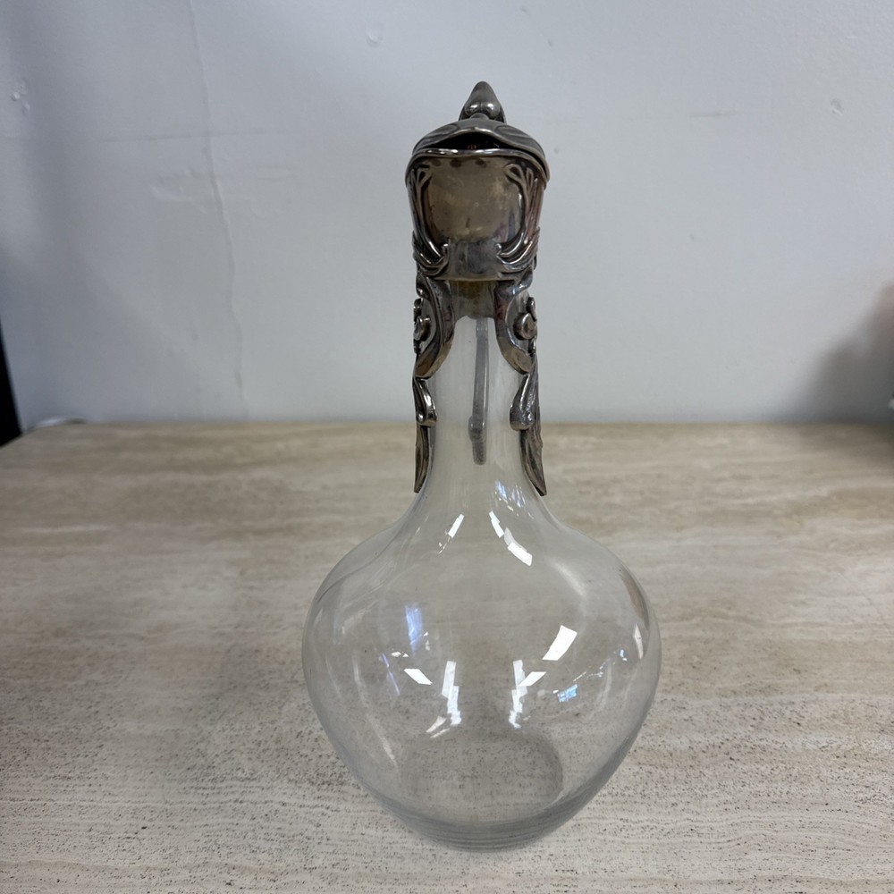 Art Nouveau Silver-Plated Claret Jug