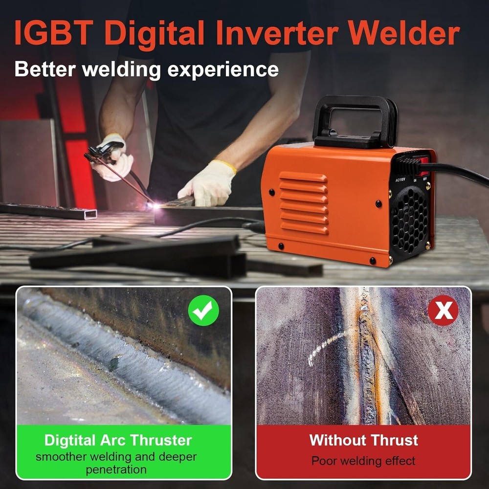 Lightweight 110V Welding Machine with Automatic Current Matching - Versatile Use