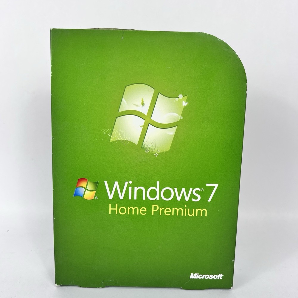 Microsoft Windows 7 Home Premium Full 32 Bit & 64 Bit DVD MS WIN =RETAIL BOX=