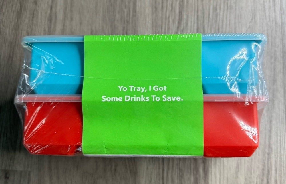 Ice Cube and Dr. Tray Ice Trays 2 Pack Silicone