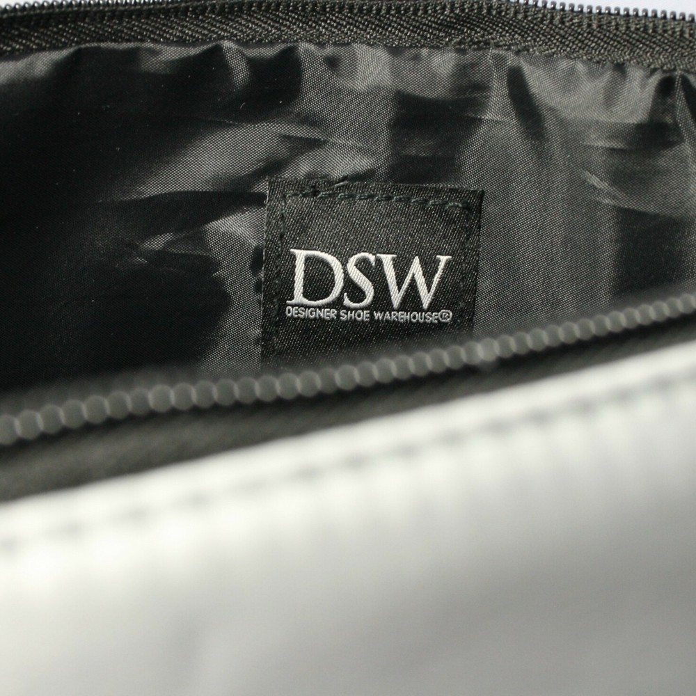 DSW Backpack Light Grey & Black Nylon NWOT