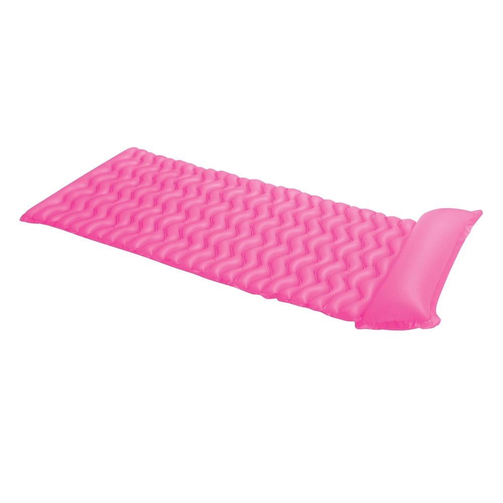 Intex Tote 'N Float Wave Mat Floating Swimming Pool Lounger (Open Box) (2 Pack)