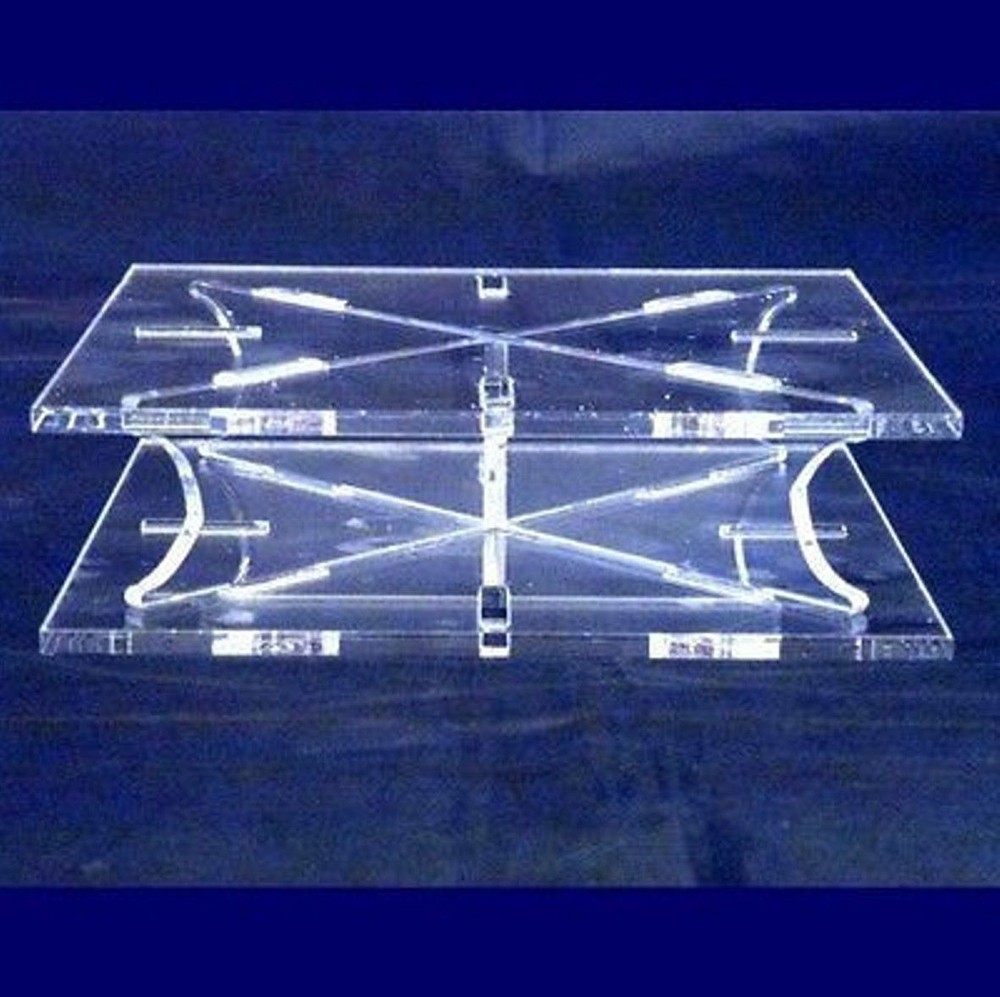 Invisible Acrylic Floating Cake Separators, Cake Pillars Bespoke Size & Shapes