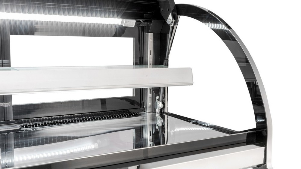 NSF Double Deck Open Display Refrigerated Showcase
