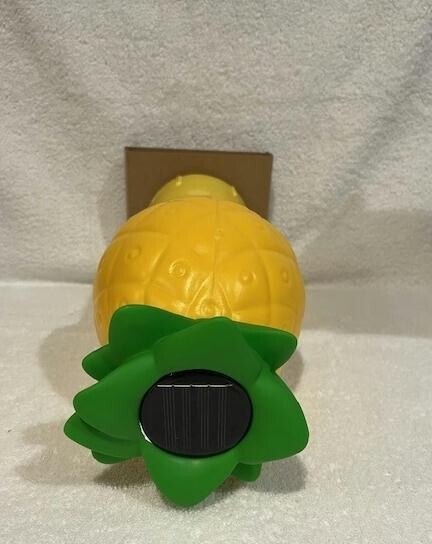 Pineapple Solar Light Up Pool Chlorinator - New in Box