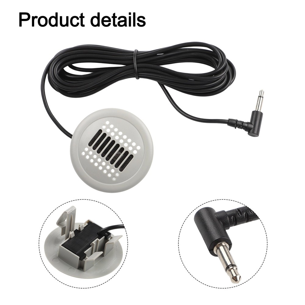Stereo Microphone for Car Audio Systems Compatible with For Android Radios