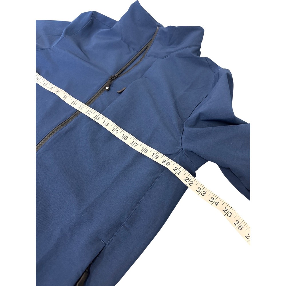 Softshell Navy Blue Jacket Mens M Dadcore Minimalist Everyday Quiet Utility