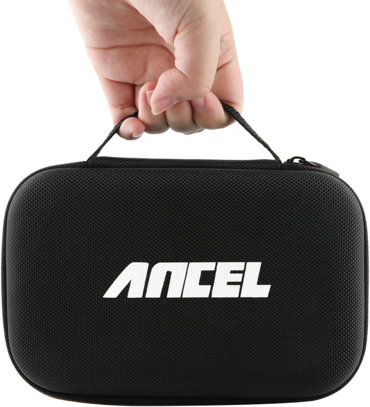 ANCEL Protective Case Waterproof Shockproof Eva Bag Storage Box for OBD2 Scanner