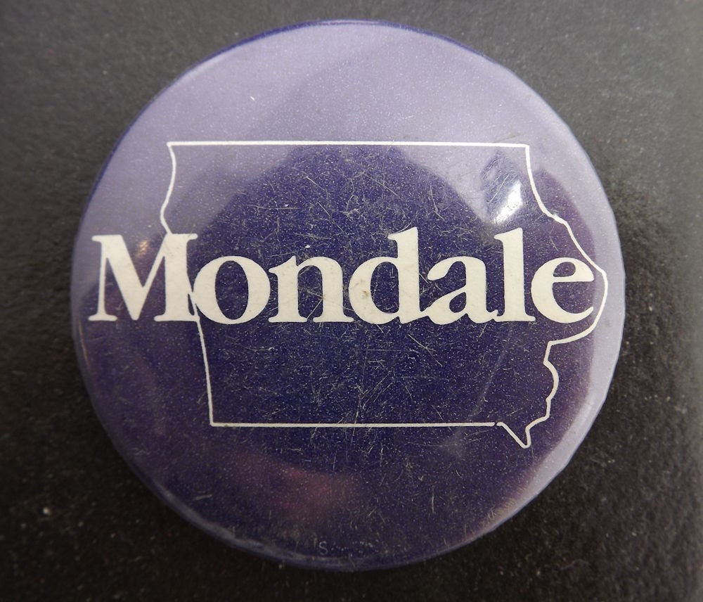 Unique Mondale Pin Button
