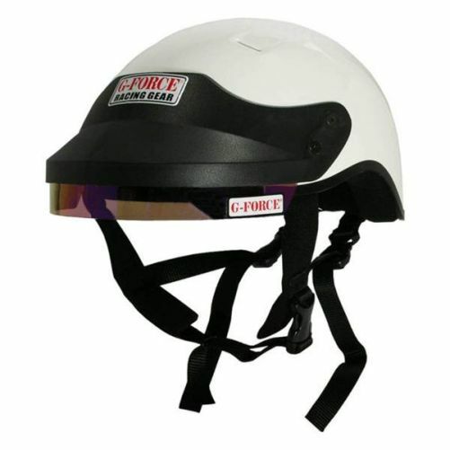 G-Force 4414SMLWH Half Helmet Force Crew Small Nylon Liner White