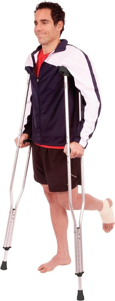 Universal Folding Crutches for Kids & Adults - Compact, Durable & Comfortable