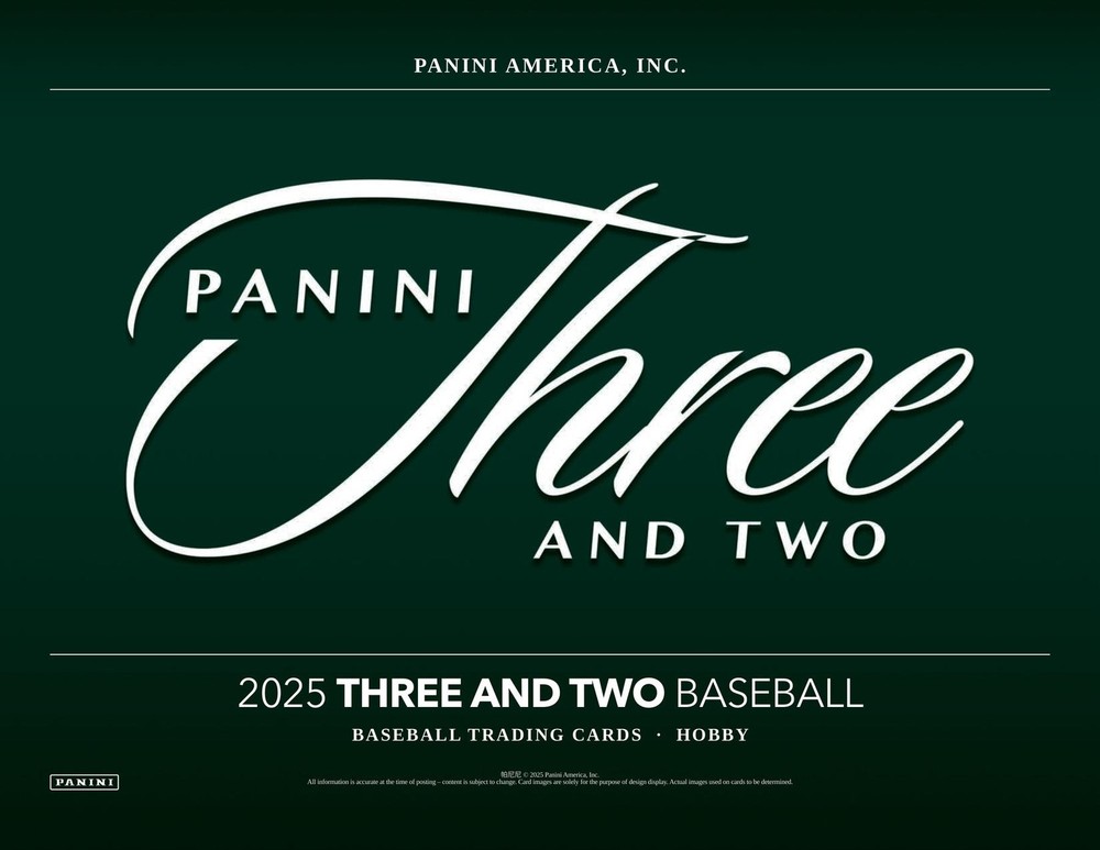 2025 PANINI THREE AND TWO BASEBALL HOBBY BOX