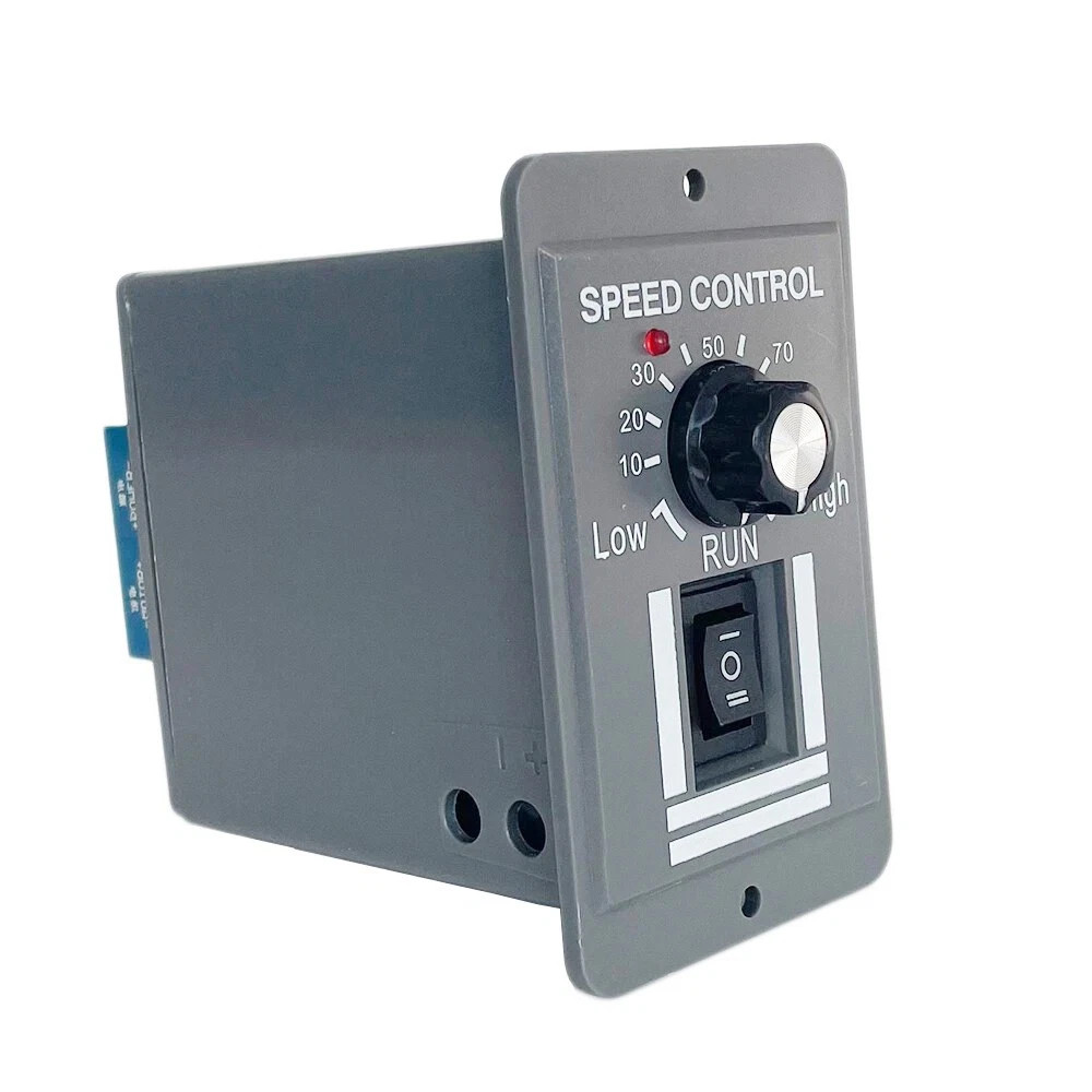 PWM DC Motor Speed Controller 12V 24V 36V 48V Variable Speed Switch Reverse US