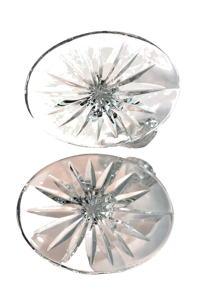 WAterford Crystal Overture Candle Sticks 1 Set