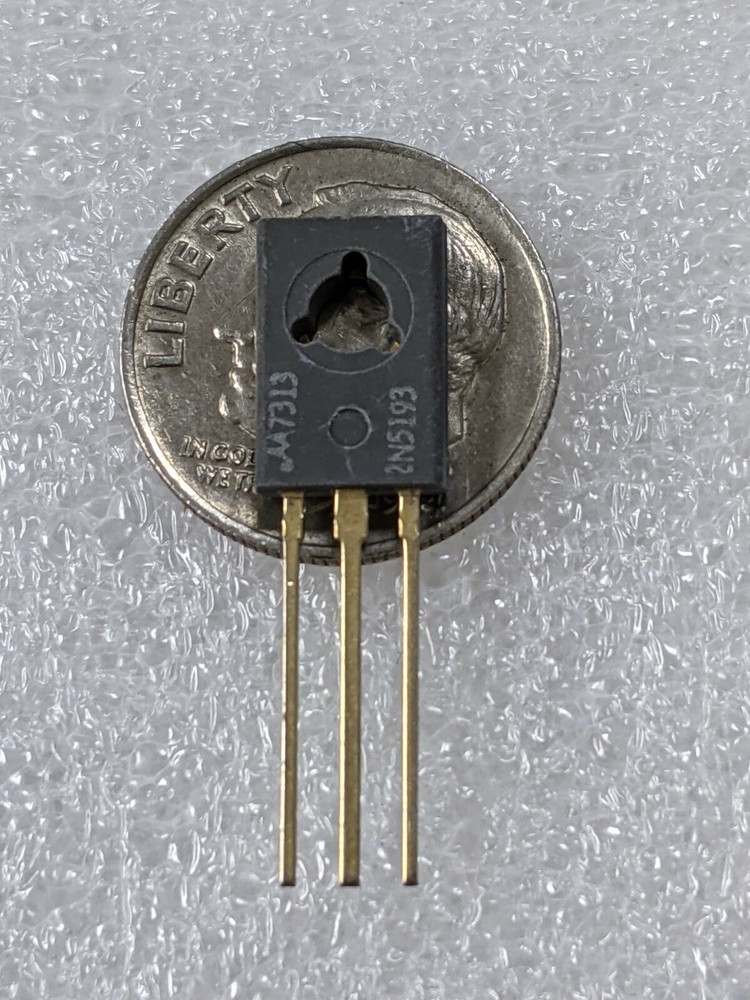 Motorola 2N5193 Silicon PNP Transistor Gold Leads (4 pack)