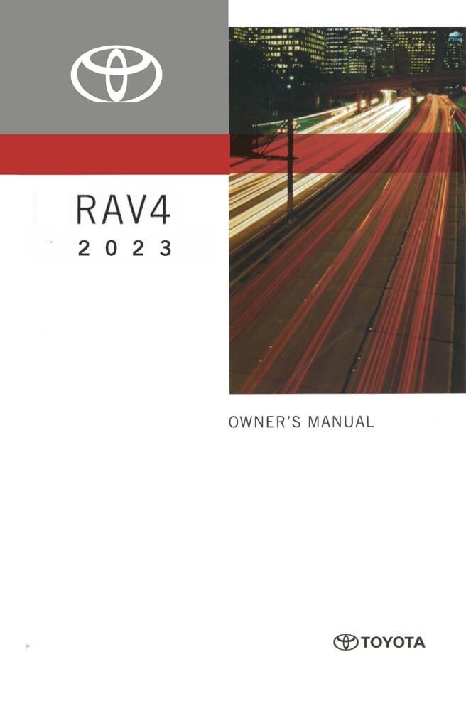 2023 Toyota RAV4 Owner's Manual