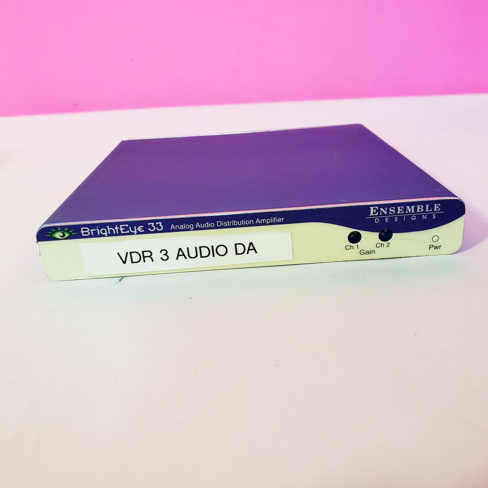 Ensemble Designs BrightEye 33 Analog Audio Distribution Amplifier Bright Eye