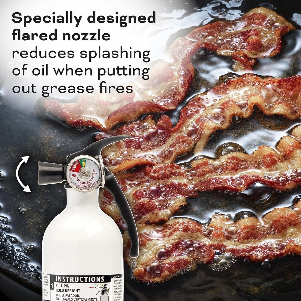 Kitchen Fire Extinguishers for Home & Office Use, 2 Pack: One 1-A:10-B:C and ...