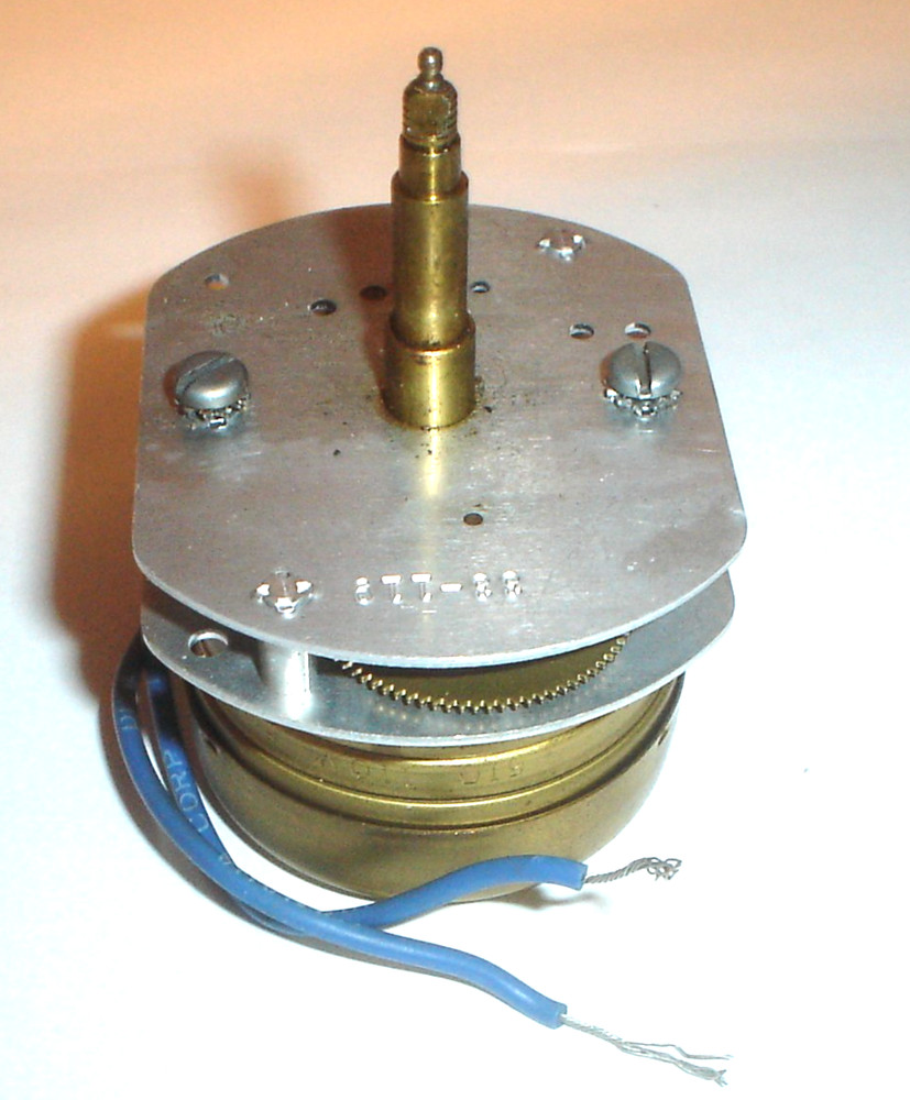 Vintage Synchron 16" x 16" Lighted Advertising Wall Clock Movement / Motor