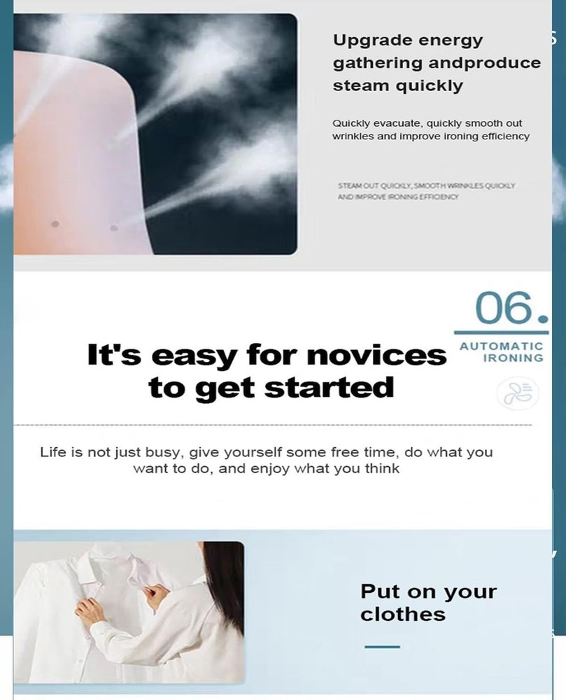 Automatic Hot Air Ironing Machine, Clothes Iron Steamer, Shirts Pant