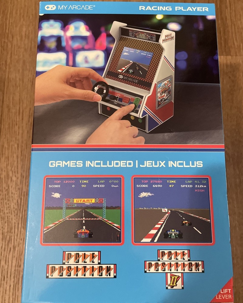 My Arcade Pole Position Racing Player: Retro Mini Arcade Game Console with 2