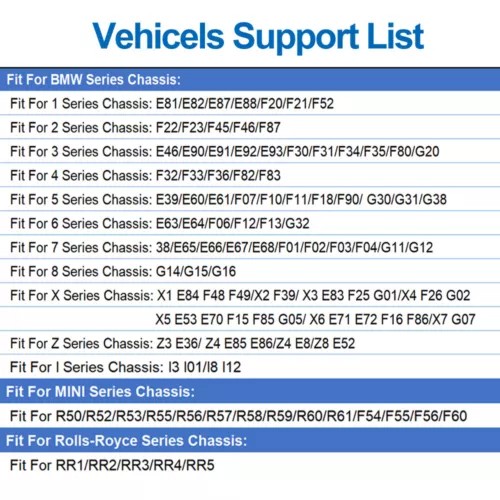 ANCEL BM700 Fit for BMW/Mini/RR OBD2 Scanner Full System Diagnostic Code Reader