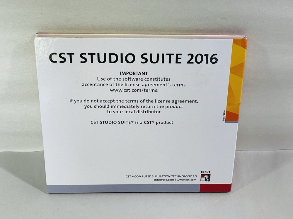 CST STUDIO SUITE 2016 - CD ONLY- BRAND NEW