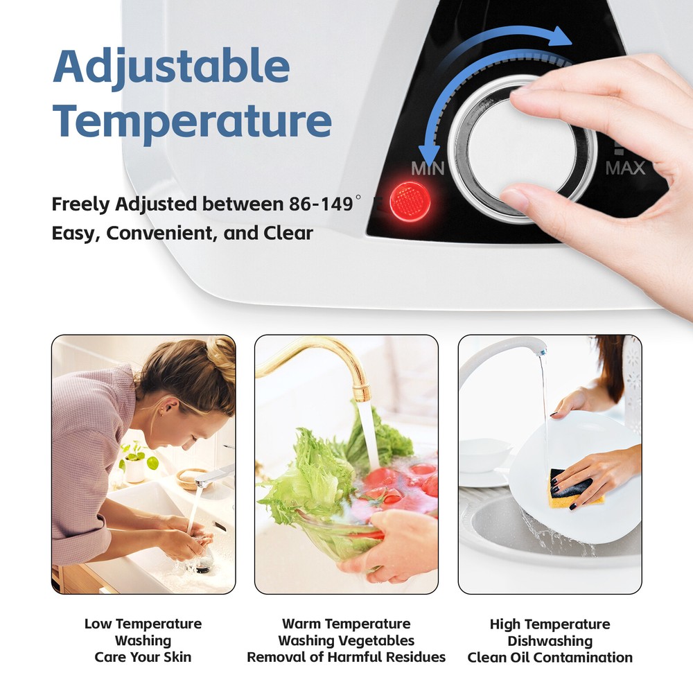 6L Mini Hot Electric Water Heater for Kitchen Washing Sink 110V 1500W