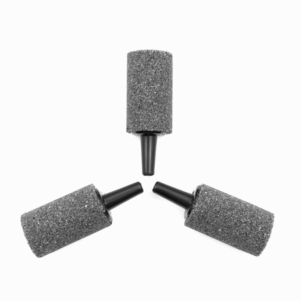 HiSin 1" X 0.6" Cylinder Air Stone for Aquarium & Hydroponics [100 Count]