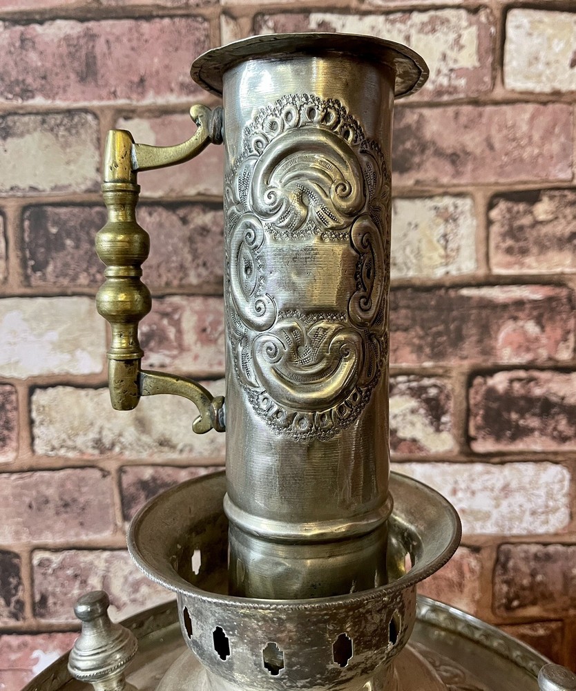 ANTIQUE MOROCCAN SAMOVAR 31” TALL
