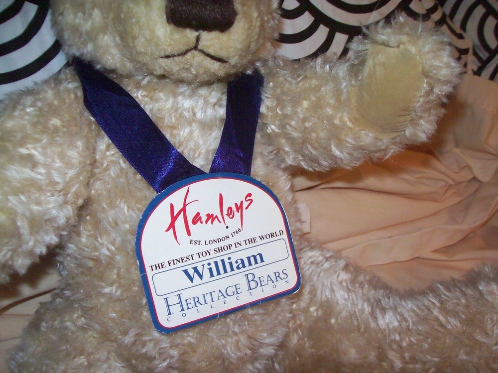 Hamley's Heritage Bears Collection "William" Jointed Teddy Bear 15" With Tags