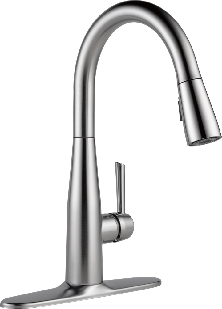Delta Essa Pull-Down Kitchen Faucet in Arctic Stainless-Certified Refurbished