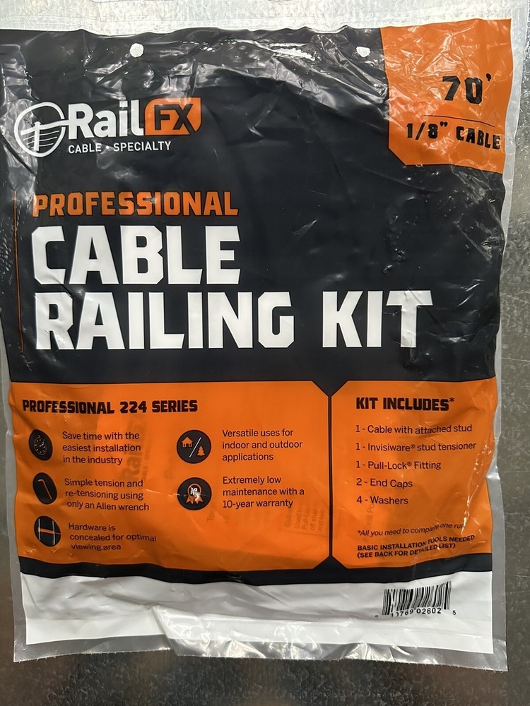 Rail FX Cable Railing Kit - 70'