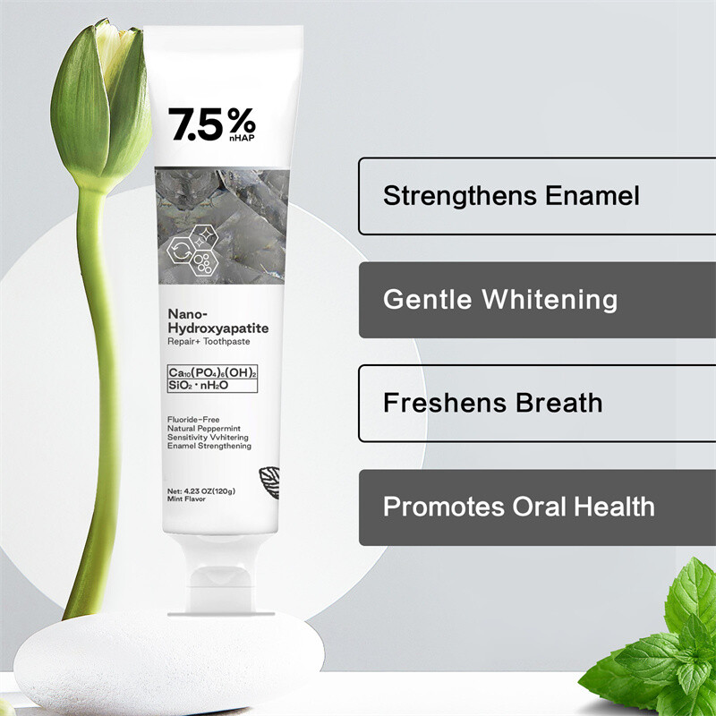 7.5% Hap Nano-Hydroxyapatite Toothpaste Remove Deep Clean For Sensitive Teeth US