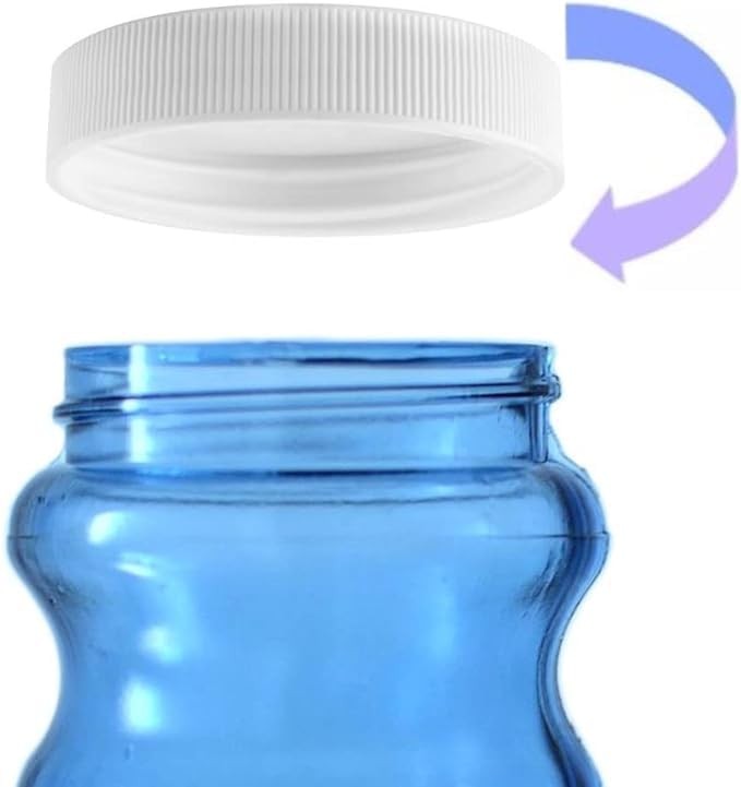 SANITRO Water Systems Screw-On Caps for Water Cooler/Dispenser Plastic Jugs, ...