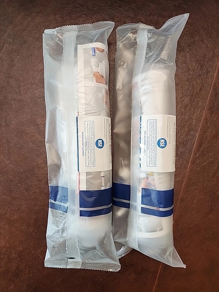 2 Pk iSpring FA15 Alkaline Replacement Water Filter 10" Inline Quick Connect RO