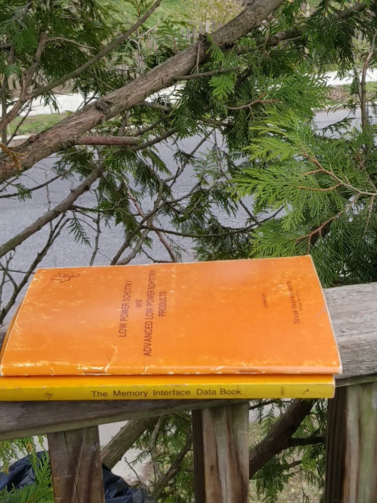 3 VINTAGE TEXAS INSTRUMENTS BOOKS MEMORY INTERFACE DATA LOW POWER SCHOTTKY