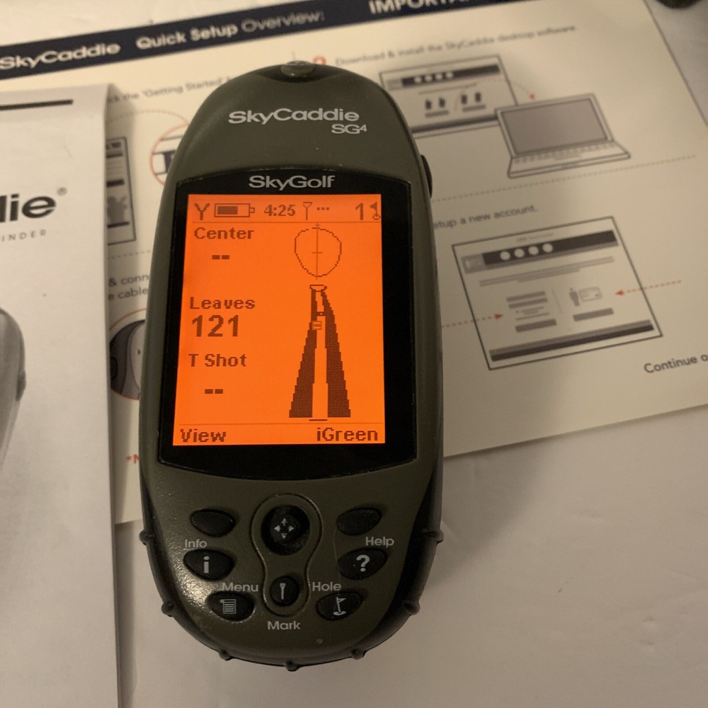 SkyGolf SkyCaddie SG4 Handheld/-Tested -/works