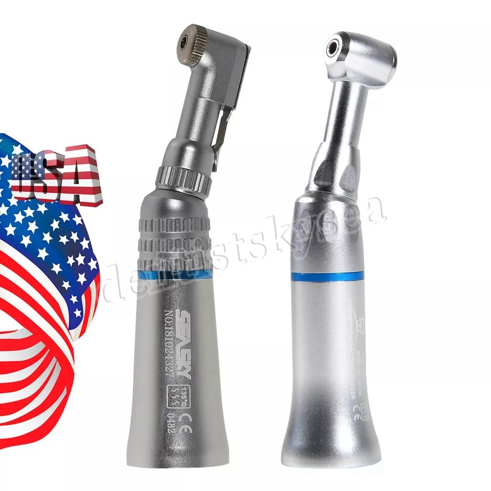 NSK Style Push/Latch Head Slow Low Speed Contra Angle Handpiece E-type Dental